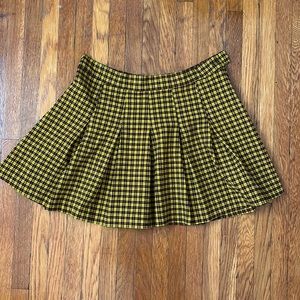 School girl pleated plaid skirt size xs/s Paris Blues